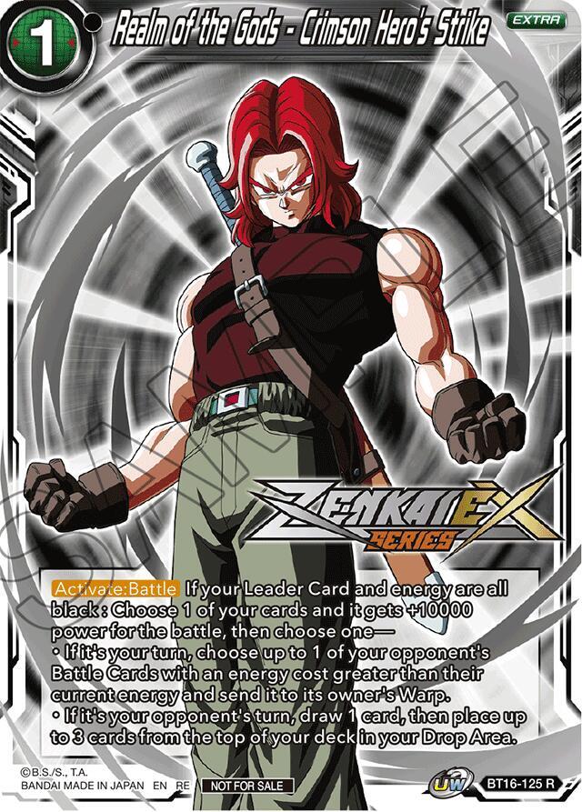 Realm of the Gods - Crimson Hero's Strike (Event Pack 14) BT16-125 card from Promotion Cards