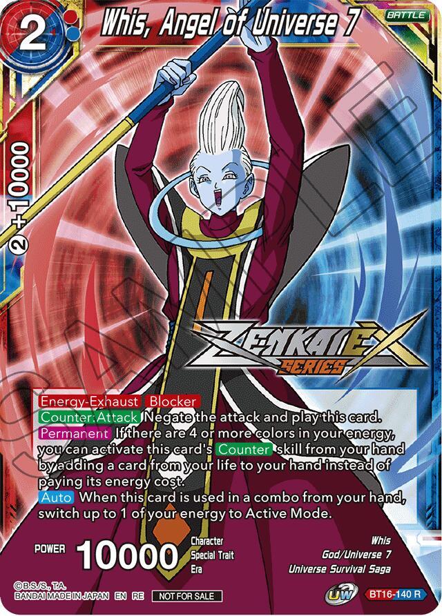 Whis, Angel of Universe 7 (Event Pack 14) BT16-140 card from Promotion Cards