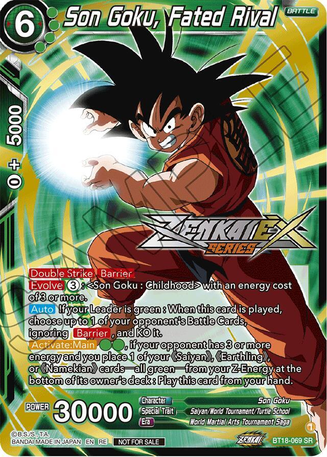 Son Goku, Fated Rival (Event Pack 14) BT18-069 card from Promotion Cards