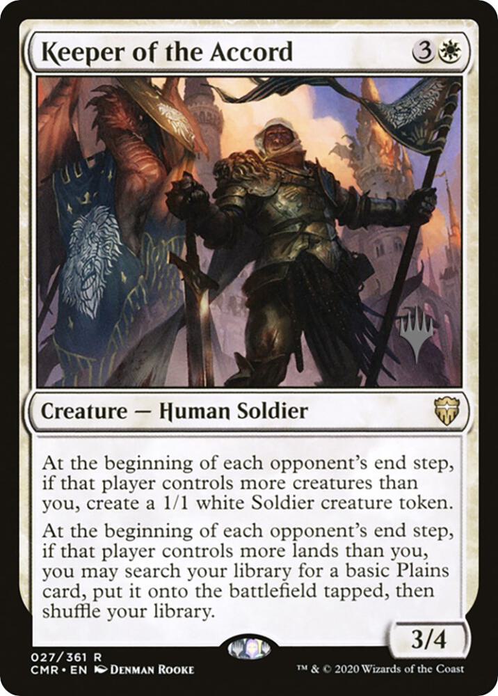 Keeper of the Accord 27 card from Promo Pack: Murders at Karlov Manor
