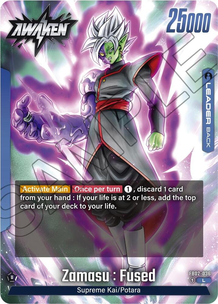 Zamasu : Fused FB02-036 card from Blazing Aura