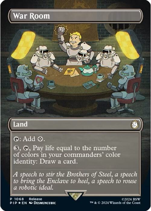War Room (Borderless) 1068 card from Launch Party & Release Event Promos