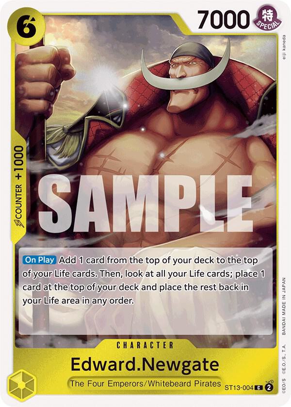Edward.Newgate ST13-004 card from Ultra Deck: The Three Brothers