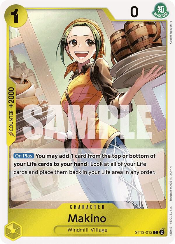 Makino ST13-012 card from Ultra Deck: The Three Brothers