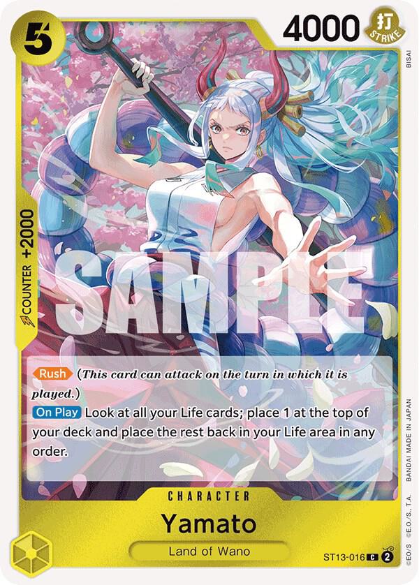 Yamato ST13-016 card from Ultra Deck: The Three Brothers