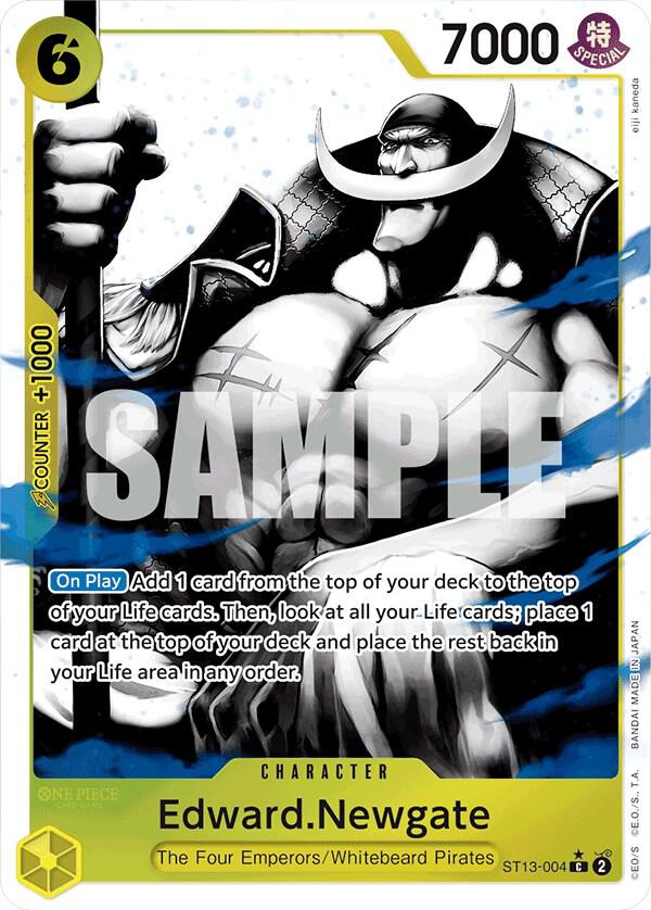 Edward.Newgate (Parallel) ST13-004 card from Ultra Deck: The Three Brothers