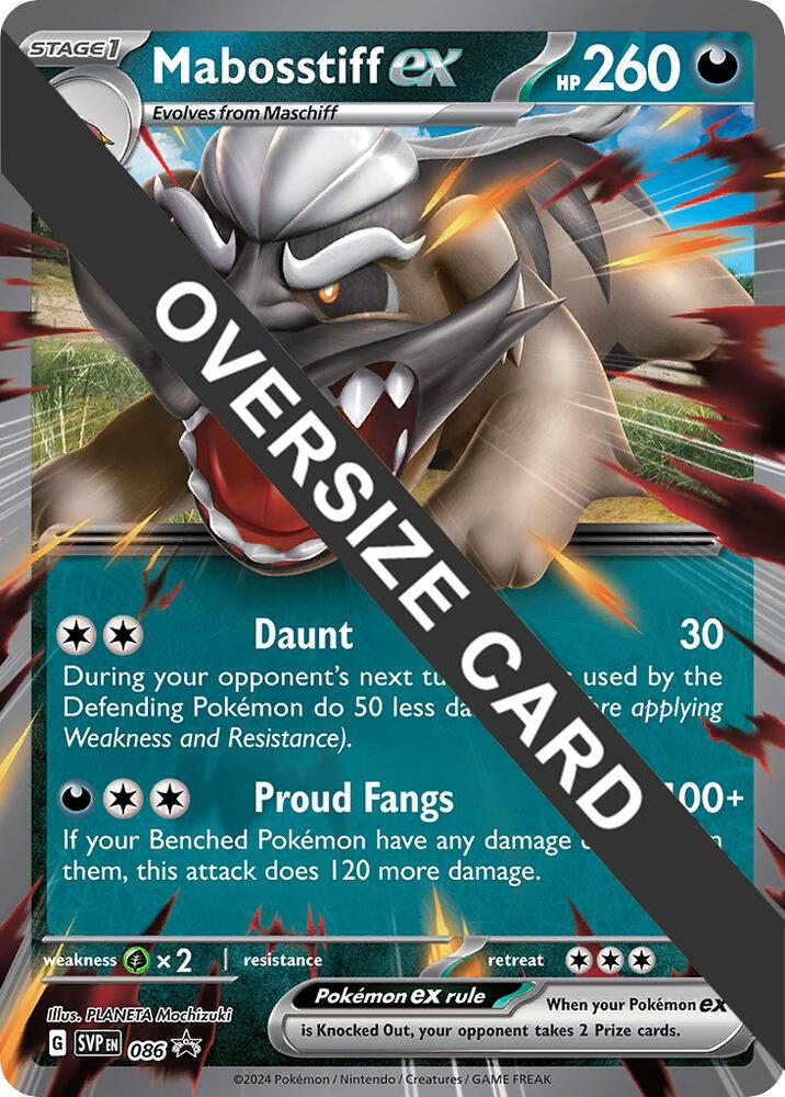 Mabosstiff ex - Jumbo Card 086 card from Jumbo Cards