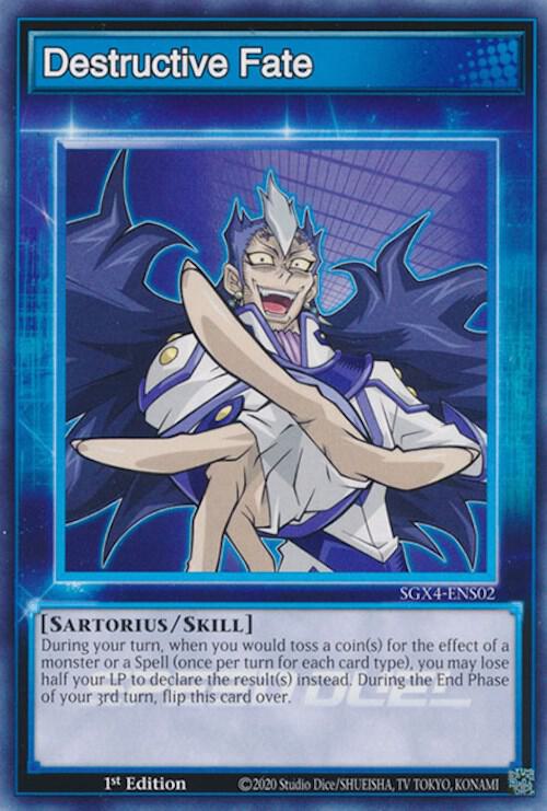 Destructive Fate SGX4-ENS02 card from Speed Duel GX: Midterm Destruction