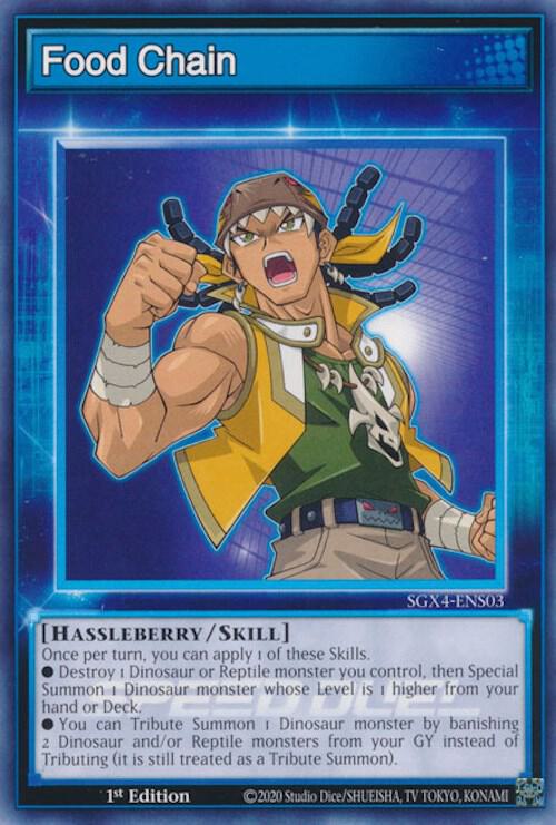 Food Chain SGX4-ENS03 card from Speed Duel GX: Midterm Destruction