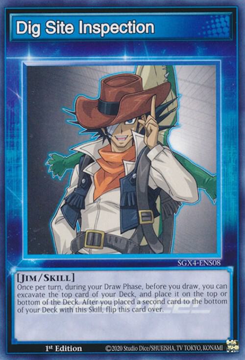 Dig Site Inspection SGX4-ENS08 card from Speed Duel GX: Midterm Destruction