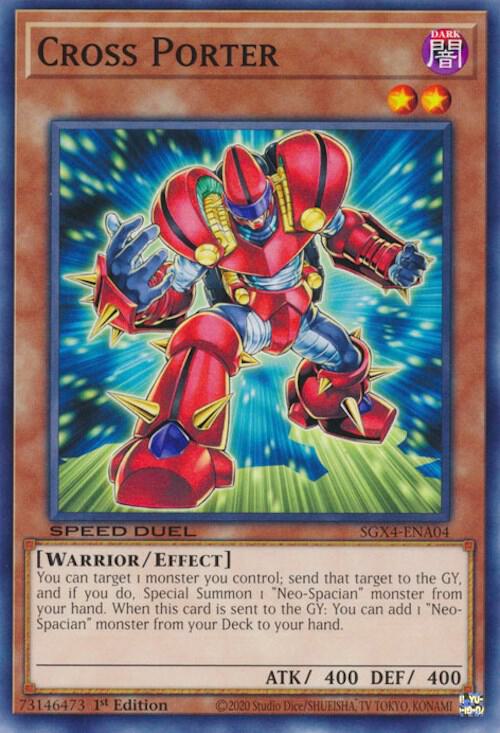 Cross Porter SGX4-ENA04 card from Speed Duel GX: Midterm Destruction