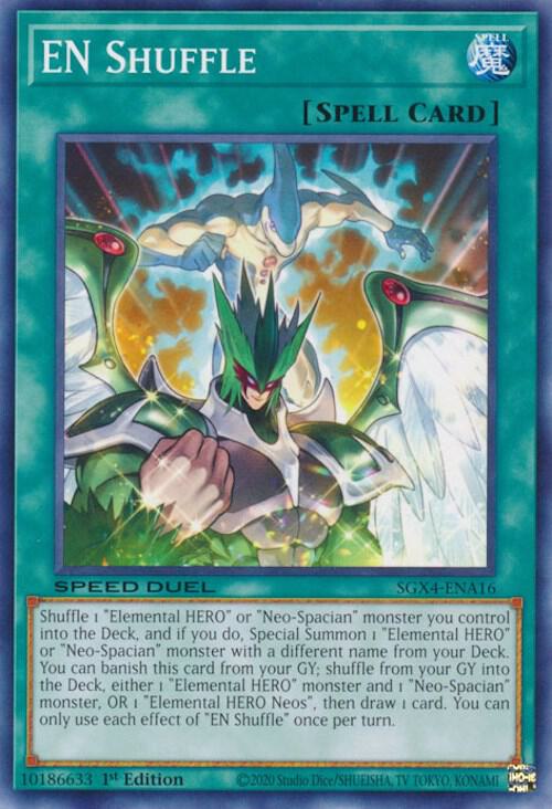 EN Shuffle SGX4-ENA16 card from Speed Duel GX: Midterm Destruction