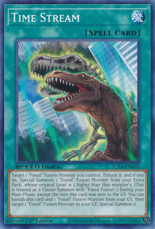 Time Stream SGX4-END11 card from Speed Duel GX: Midterm Destruction