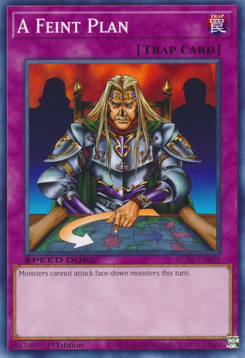 A Feint Plan SGX4-END18 card from Speed Duel GX: Midterm Destruction