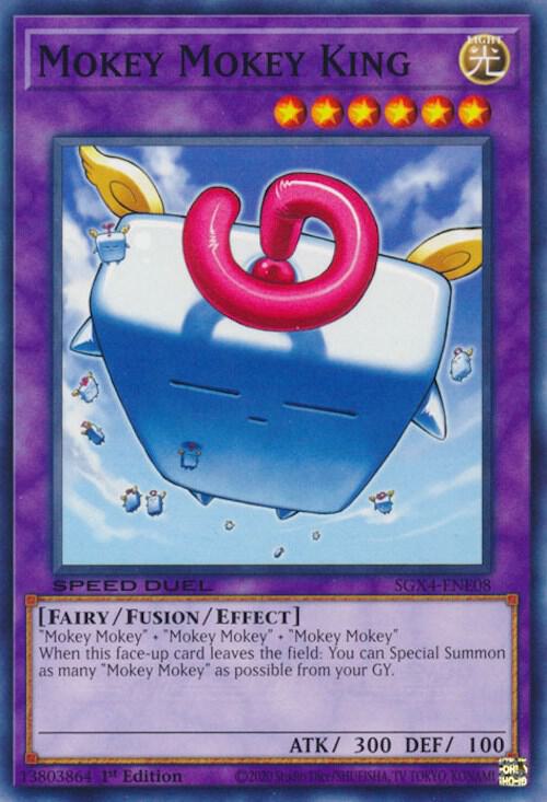 Mokey Mokey King SGX4-ENE08 card from Speed Duel GX: Midterm Destruction
