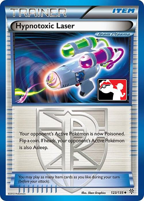 Hypnotoxic Laser (Team Plasma) 123/135 card from League & Championship Cards