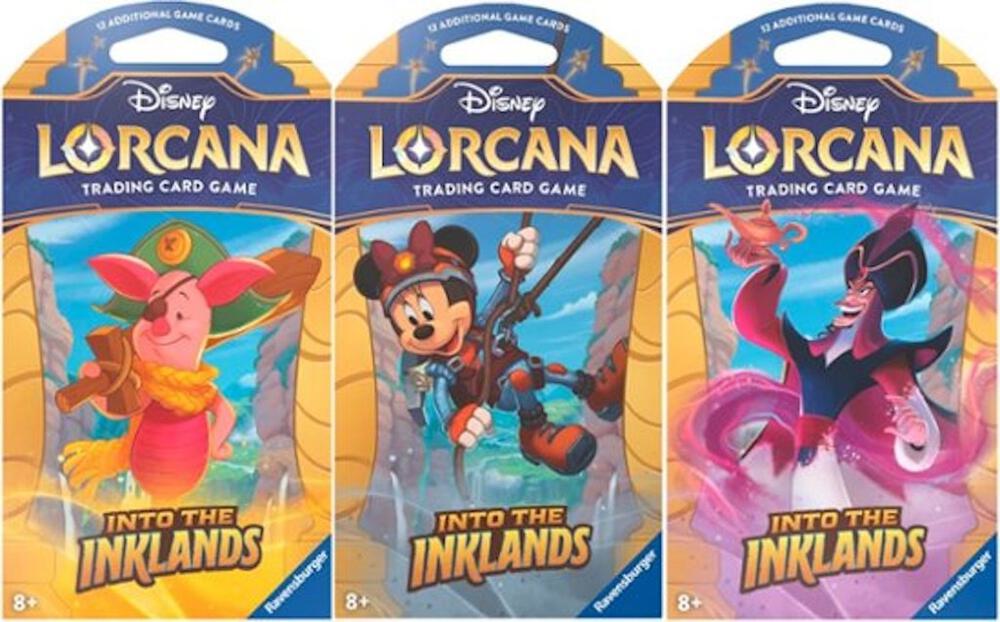 Disney Lorcana: Into the Inklands Sleeved Booster Pack Art Bundle [Set of 3] card from Into the Inklands