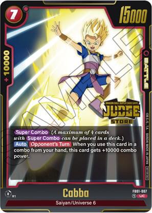 Cabba (Judge Pack (Store Judge) 01) FB01-007 card from Tournament and Championship Promos