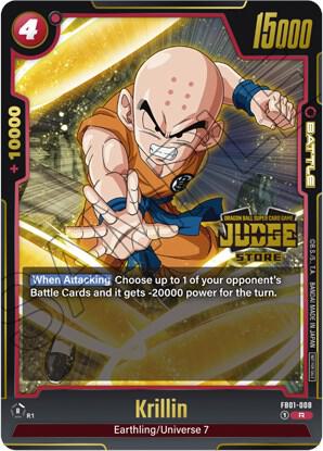 Krillin (Judge Pack (Store Judge) 01) FB01-008 card from Tournament and Championship Promos