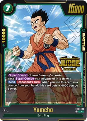 Yamcha (Judge Pack (Store Judge) 01) FB01-098 card from Tournament and Championship Promos