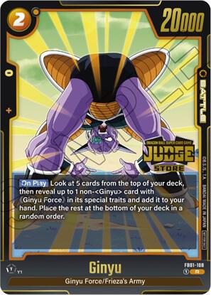 Ginyu (Judge Pack (Store Judge) 01) FB01-108 card from Tournament and Championship Promos