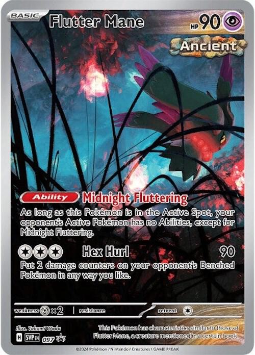 Flutter Mane 097 card from SV: Scarlet & Violet Promo Cards