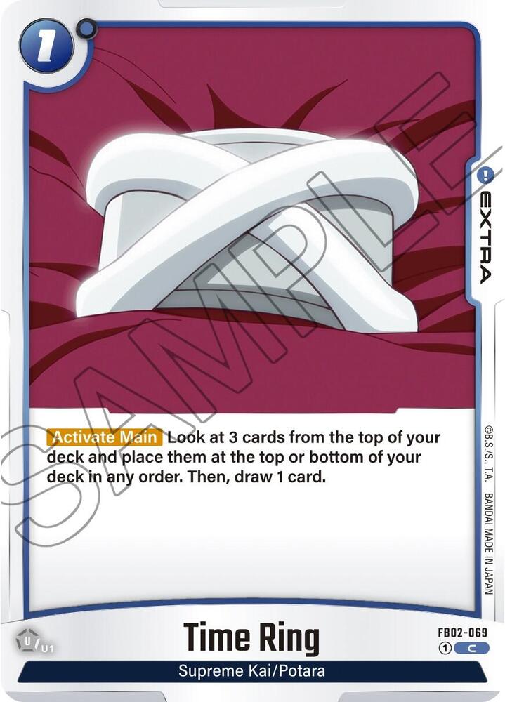 Time Ring FB02-069 card from Blazing Aura