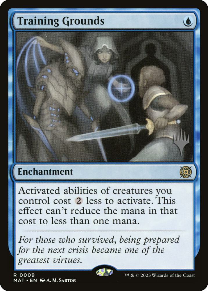 Training Grounds 9 card from Promo Pack: Murders at Karlov Manor