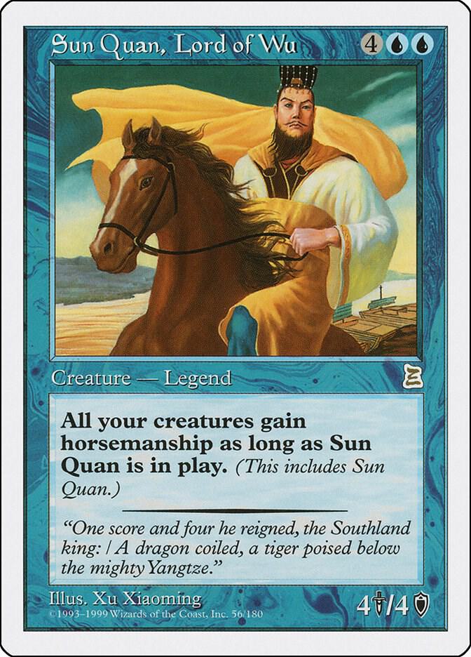 Sun Quan, Lord of Wu 56 card from Portal Three Kingdoms
