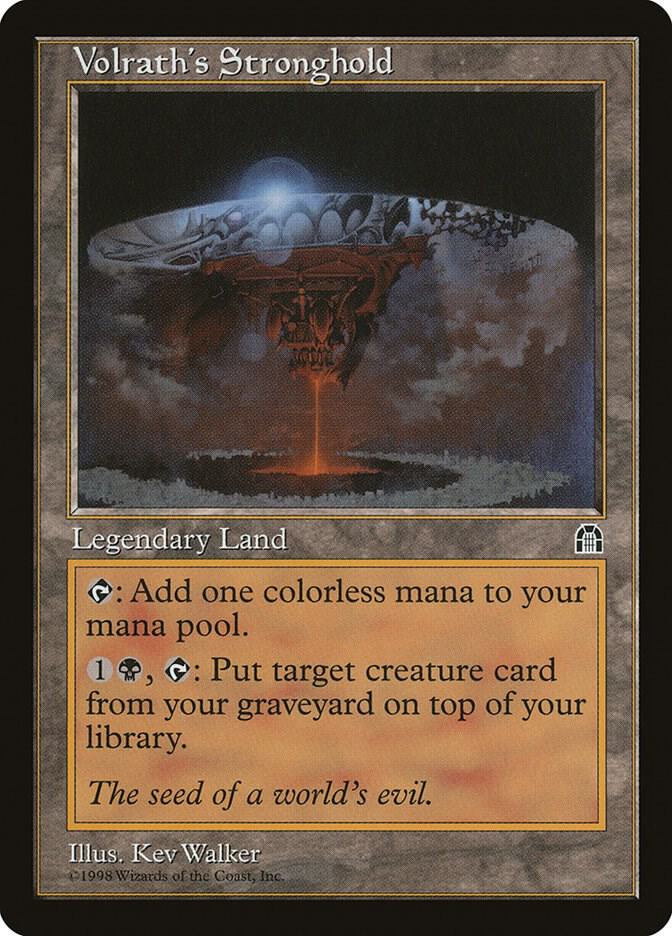 Volrath's Stronghold card from Stronghold