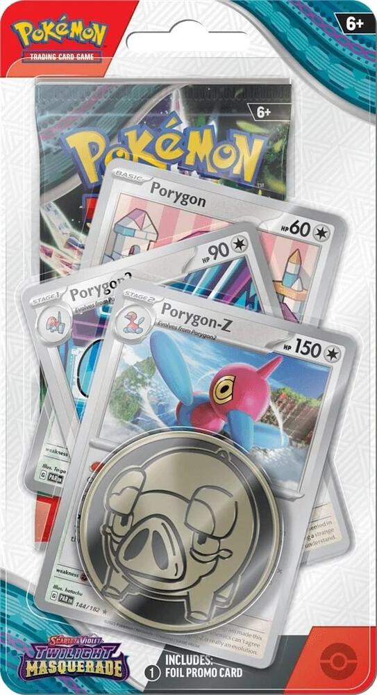 Twilight Masquerade Premium Checklane Blister [Porygon] card from SV06: Twilight Masquerade
