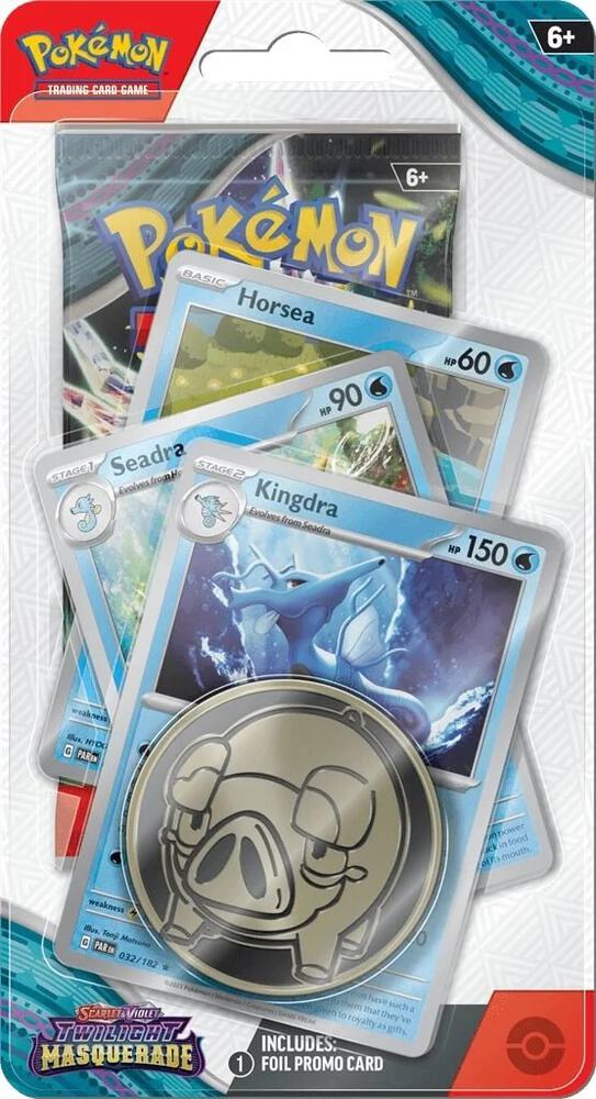 Twilight Masquerade Premium Checklane Blister [Horsea] card from SV06: Twilight Masquerade