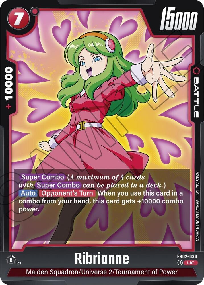 Ribrianne FB02-030 card from Blazing Aura