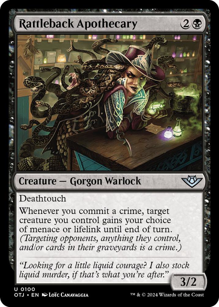 Rattleback Apothecary 100 card from Outlaws of Thunder Junction