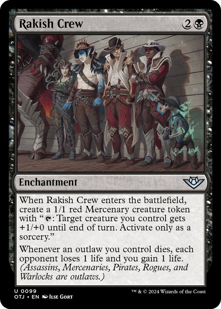 Rakish Crew 99 card from Outlaws of Thunder Junction