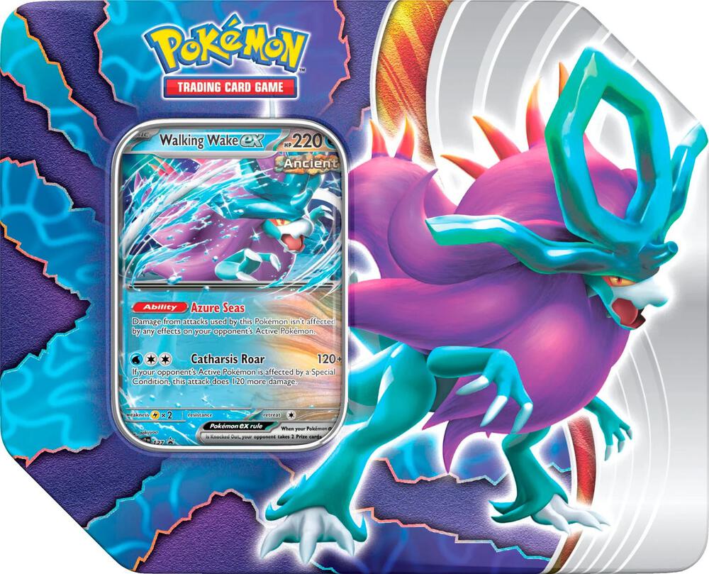 Paradox Clash Tin [Walking Wake ex] card from Miscellaneous Cards & Products