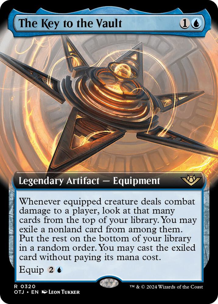 The Key to the Vault (Extended Art) 320 card from Outlaws of Thunder Junction