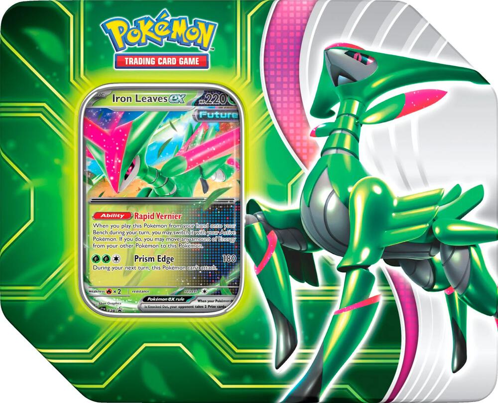 Paradox Clash Tin [Iron Leaves ex] card from Miscellaneous Cards & Products