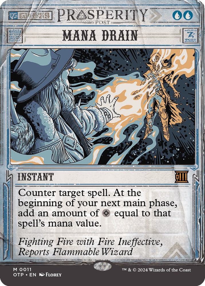 Mana Drain 11 card from Outlaws of Thunder Junction: Breaking News