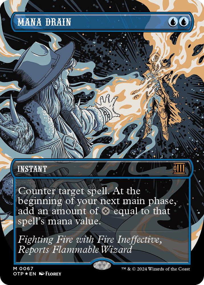 Mana Drain (Textured Foil) 67 card from Outlaws of Thunder Junction: Breaking News