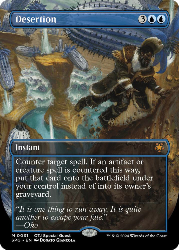 Desertion (Borderless) 31 card from Special Guests