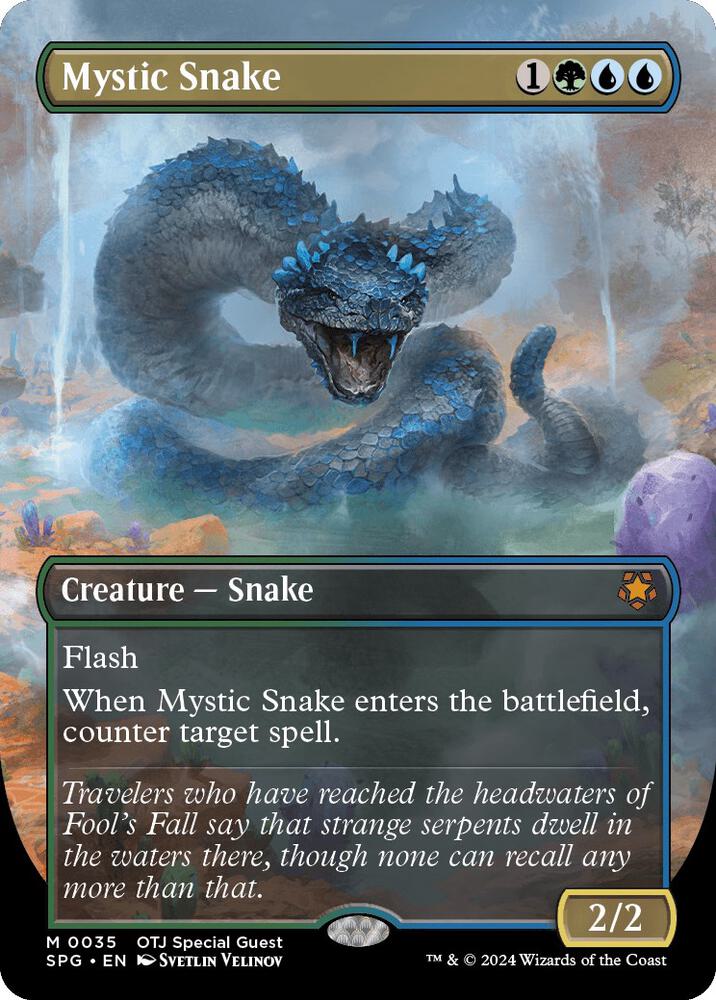 Mystic Snake (Borderless) 35 card from Special Guests
