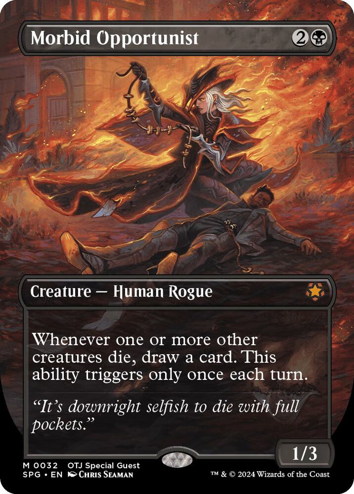 Morbid Opportunist (Borderless) 32 card from Special Guests