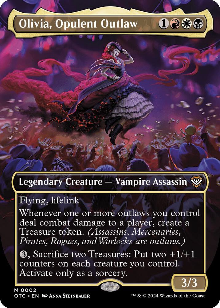 Olivia, Opulent Outlaw (Borderless) 2 card from Commander: Outlaws of Thunder Junction