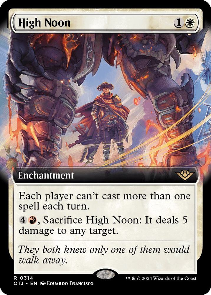 High Noon (Extended Art) 314 card from Outlaws of Thunder Junction
