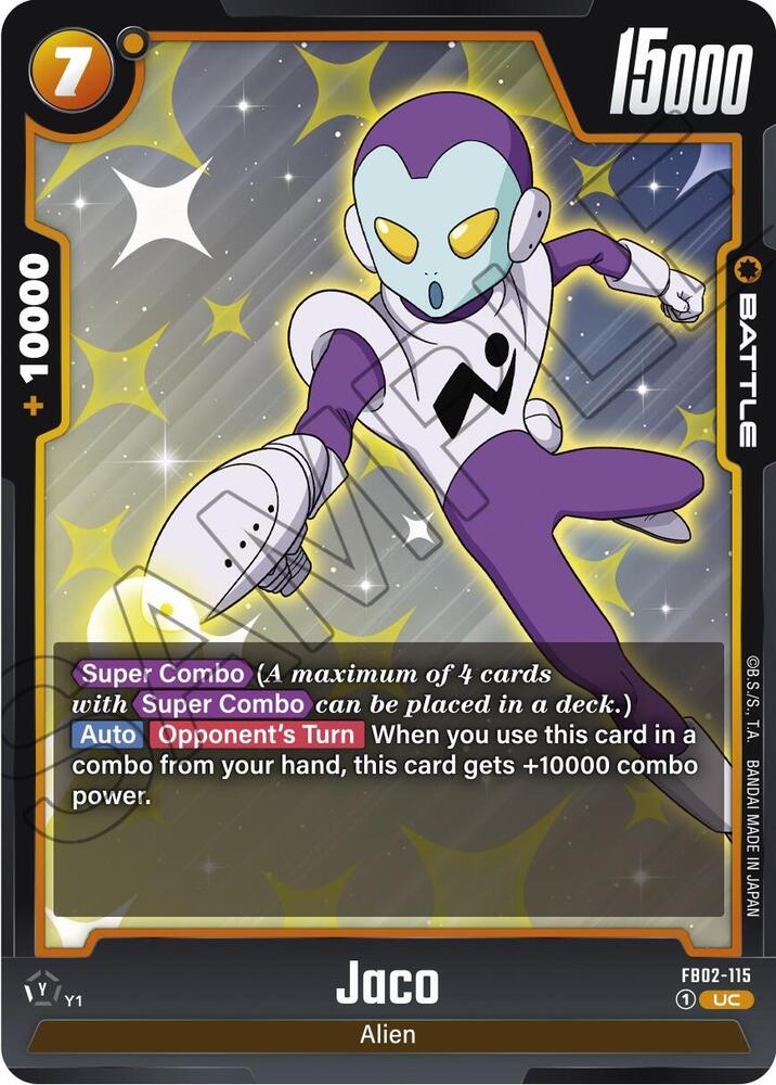 Jaco FB02-115 card from Blazing Aura