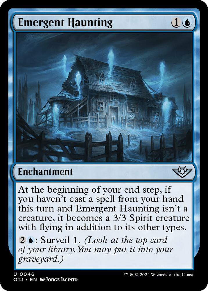Emergent Haunting 46 card from Outlaws of Thunder Junction