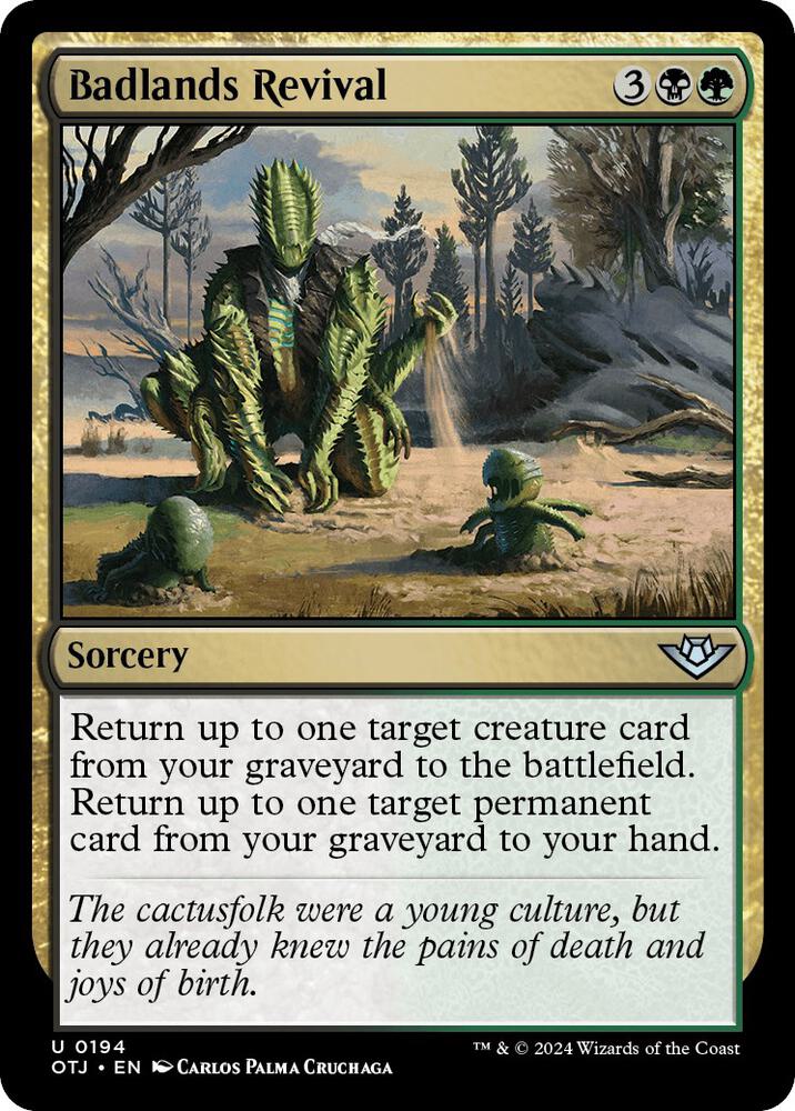 Badlands Revival 194 card from Outlaws of Thunder Junction