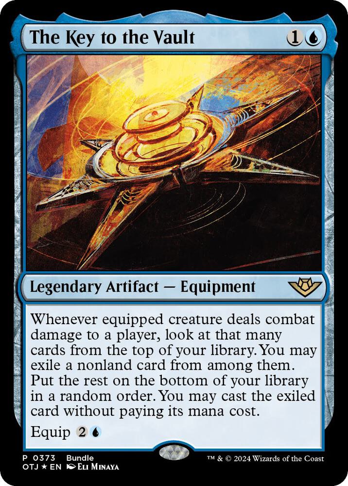 The Key to the Vault (OTJ Bundle) 373 card from Unique and Miscellaneous Promos