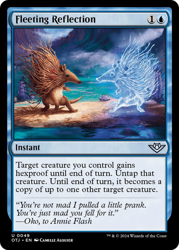 Fleeting Reflection 49 card from Outlaws of Thunder Junction
